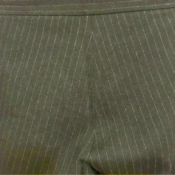 Theory leggings in striped black stretchy fabric with side zippers - Picture 4 of 8